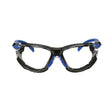 3M Solus Safety Glasses 1000 Series Scotchgard Anti-Fog Clear Lens Blue/Black Frame Removable Foam Gasket and Strap (27189) (7100079186)  - (20Pack)