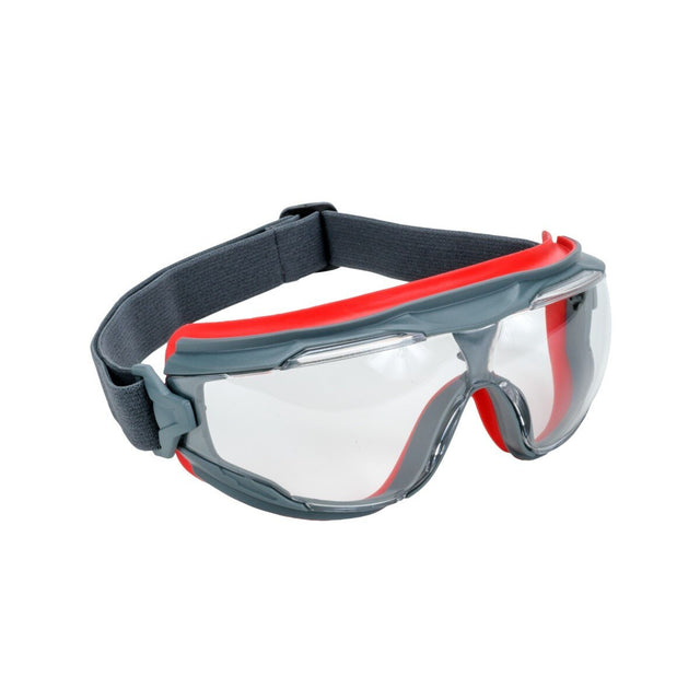 3M GG501SGAF GoggleGear 500 Series Safety Goggles, Clear Lens, Anti-Fog, Indirect Ventilation, Adjustable Cloth Strap, D3/D4 Rated ANSI Z87.1-2015 (7100079187) (1 Pair)  - (10Pack)