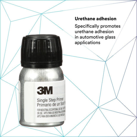 3M 08682 Single Step Primer Black One-Part Urethane UV Resistant 30 mL 1.01 fl oz (08682) (7100079772)  - (6Pack) - 7