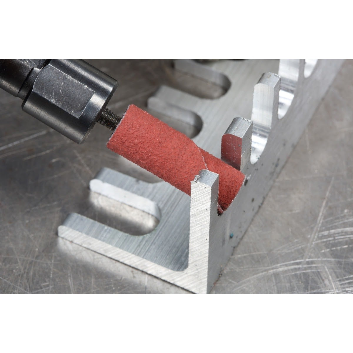 3M 704406 Standard Abrasives Aluminum Oxide Cartridge Roll, CR-ST, 60, 1/4 in x 1-1/2 in x 1/8 in, Straight (7100080008) (100 Pack) - 2