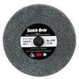 3M DP-UR Scotch-Brite Roloc Deburr & Finish PRO Unitized Wheel, 6C Medium+, TR, 3 in x 1/4 in (7100081365) (40 Pack)