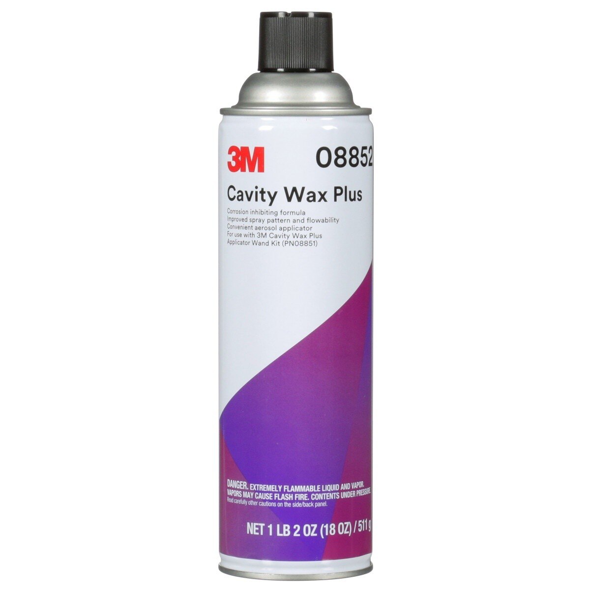 3M 08852 Cavity Wax Plus Aerosol, 18 fl oz, Self-Healing Corrosion Protection (7100081897)  - (4Pack)