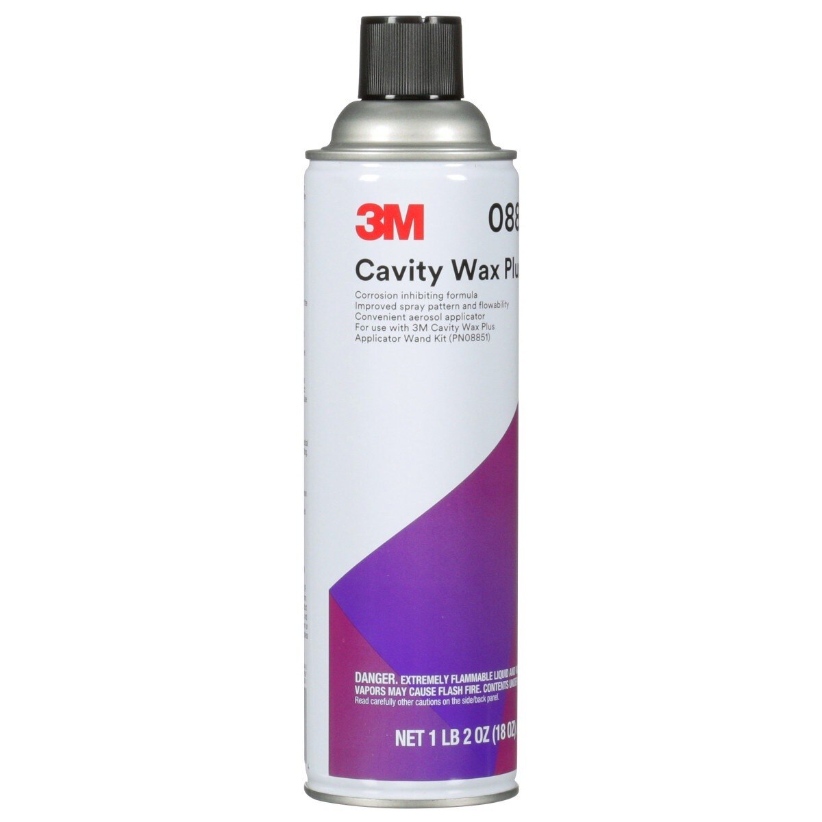 3M 08852 Cavity Wax Plus Aerosol, 18 fl oz, Self-Healing Corrosion Protection (7100081897)  - (4Pack) - 2