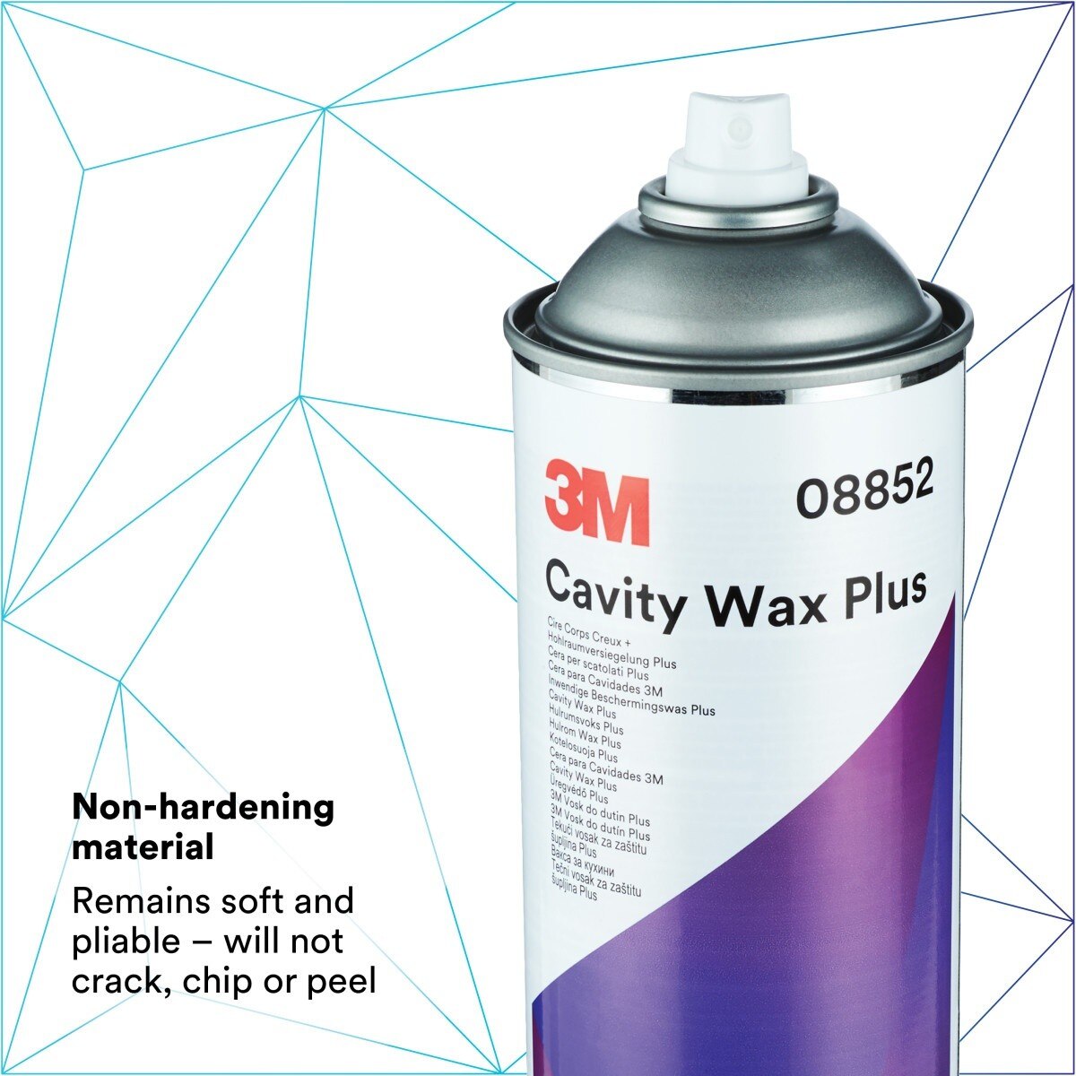 3M 08852 Cavity Wax Plus Aerosol, 18 fl oz, Self-Healing Corrosion Protection (7100081897)  - (4Pack) - 8