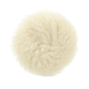 3M 28864 Hookit Knit II Low Lint Wool Buffing Pad, White, 7 in, 1/2 in Pile Height (7100081911) (10 Pack)