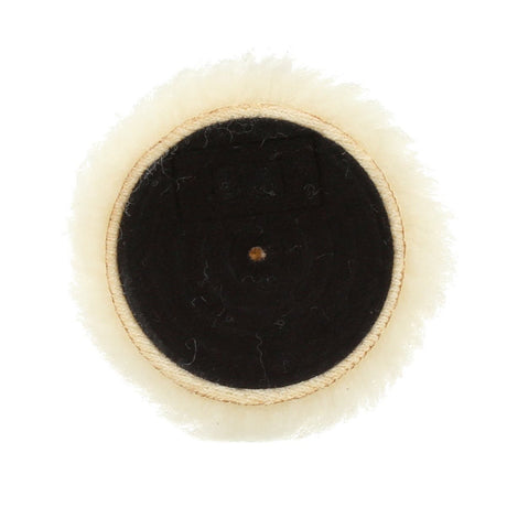 3M 28864 Hookit Knit II Low Lint Wool Buffing Pad, White, 7 in, 1/2 in Pile Height (7100081911) (10 Pack) - 2