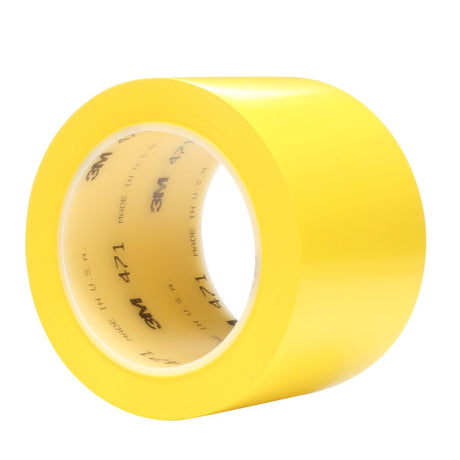 3M 471 Vinyl Tape, Yellow, 3 in x 36 yd Floor Marking Tape Paint Alternative (471 IW) (7100081928)  - (12Pack)