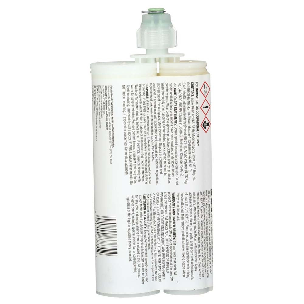3M DP460 Scotch-Weld Epoxy Adhesive Off-White 400 mL Duo-Pak (7100082563) - 4