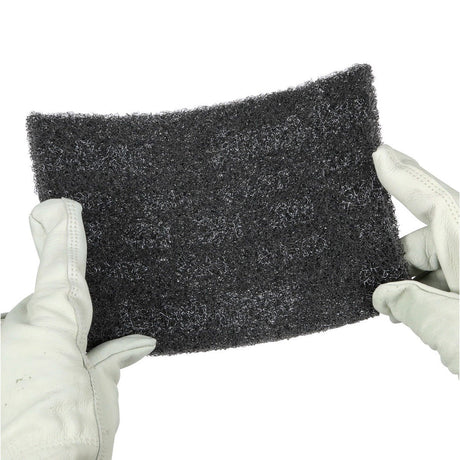 3M HP-HP 7446 Scotch-Brite Blending Hand Pad, SiC Medium, Gray, 6 in x 9 in (7100082599) (20 Pack) - 8