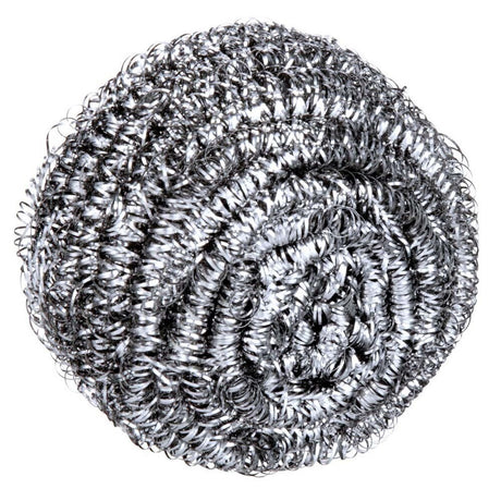 3M 84 Scotch-Brite Stainless Steel Scrubber , heavy-duty metal scrub ball for pots, pans and grills (7100083743) - 2