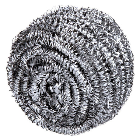 3M 84 Scotch-Brite Stainless Steel Scrubber , heavy-duty metal scrub ball for pots, pans and grills (7100083743)  - (12Pack) - 3
