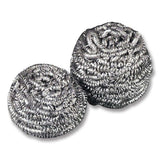 3M 84 Scotch-Brite Stainless Steel Scrubber , heavy-duty metal scrub ball for pots, pans and grills (7100083743)  - (12Pack) - 5