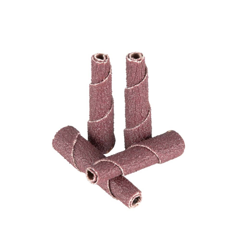3M 705509 Standard Abrasives A/O Full Taper Cartridge Roll , 3/8 in x 1-1/2 in x 1/8 in 80 (7100085865) (100 Pack) - 3