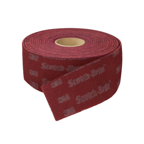 3M PO-RL Scotch-Brite 7447 PRO Very Fine Aluminum Oxide Abrasive Roll, 4 in x 30 ft (7100085903)  - (12Pack)