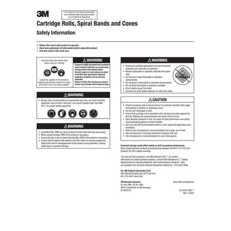 3M 341D Cartridge Roll , CR-ST, 80 X-weight, 1/2 in x 1-1/2 in x 1/8 in, Straight (7100086097) (100 Pack) - 3