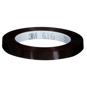 3M 616 UPVC Tape, Ruby Red, 3/8 in x 72 yd, 2.4 mil (7100086195) (288 Pack)