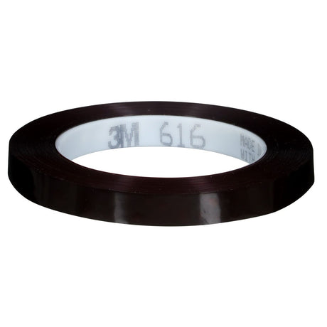 3M 616 UPVC Tape, Ruby Red, 3/8 in x 72 yd, 2.4 mil (7100086195) (288 Pack)