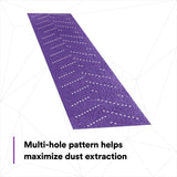 3M 737U Cubitron II Hookit Clean Sanding Abrasive Sheet Roll, Multi-Hole, 40+, Purple, 70 mm x 8 m (34440) (7100086671)  - (5Pack) - 3