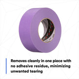 3M 501+ Scotch Specialty High Temperature Masking Tape, Purple, 48 mm x 55 m (7100086764) (24 Pack) - 5