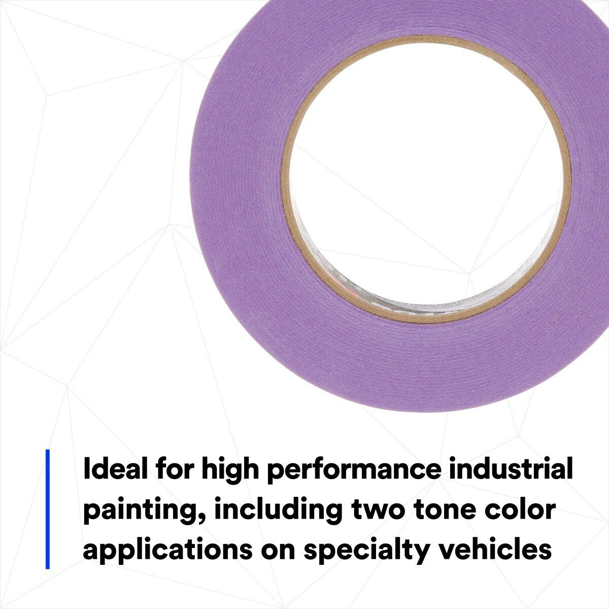 3M 501+ Scotch Specialty High Temperature Masking Tape, Purple, 48 mm x 55 m (7100086764) (24 Pack) - 7