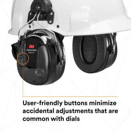 3M MT13H221P3E PELTOR ProTac III Headset, 23 dB NRR, Microphone, 3.5mm, Wireless, Environmental Listening, Professional-Quality Hearing Protection, Hard Hat Attached, Black (7100088423)  - (10Pack) - 5