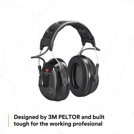 3M MT13H221A ProTac III Electronic Hearing Protector Headset with 3.5 mm External Audio Input and Environmental Listening, Headband, Black (7100088424)  - (10Pack) - 4