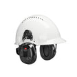 3M MT13H220P3E PELTOR ProTac III Slim Hard Hat Mounted Electronic Hearing Protector with 3.5mm Input Black (7100088455)  - (10 Pack)