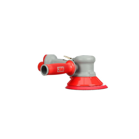 3M 28337 Cubitron Hookit Clean Sanding Elite Central-Vacuum-Ready Non Vacuum Random Orbital Sander, Pneumatic, 2-Hand, 6 in, 3/8 in Orbit (7100088652) - 2