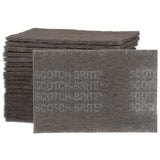 3M HP-HP 7448 Scotch-Brite Ultra Fine Hand Pad, SiC, Gray, 6 in x 9 in (7100089226) (60 Pack)