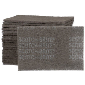 3M HP-HP 7448 Scotch-Brite Ultra Fine Hand Pad, SiC, Gray, 6 in x 9 in (7100089226) (60 Pack)