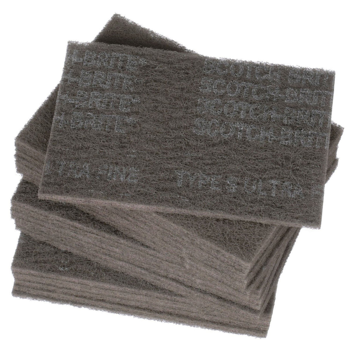 3M HP-HP 7448 Scotch-Brite Ultra Fine Hand Pad, SiC, Gray, 6 in x 9 in (7100089226) (60 Pack) - 2