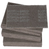 3M HP-HP 7448 Scotch-Brite Ultra Fine Hand Pad, SiC, Gray, 6 in x 9 in (7100089226) (60 Pack) - 3