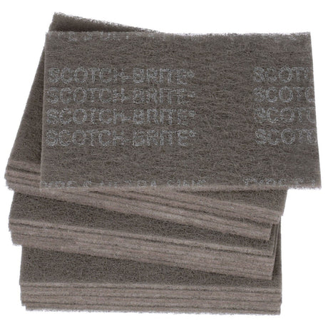 3M HP-HP 7448 Scotch-Brite Ultra Fine Hand Pad, SiC, Gray, 6 in x 9 in (7100089226) (60 Pack) - 3