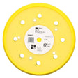 3M 05581 Stikit Abrasive Disc Back-up Pad, Dust Free, PSA, Yellow, 8 in (7100089474)
