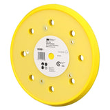 3M 05581 Stikit Abrasive Disc Back-up Pad, Dust Free, PSA, Yellow, 8 in (7100089474) - 2