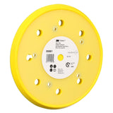 3M 05581 Stikit Abrasive Disc Back-up Pad, Dust Free, PSA, Yellow, 8 in (7100089474) - 3