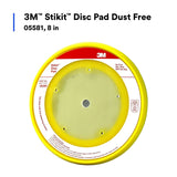 3M 05581 Stikit Abrasive Disc Back-up Pad, Dust Free, PSA, Yellow, 8 in (7100089474) - 4