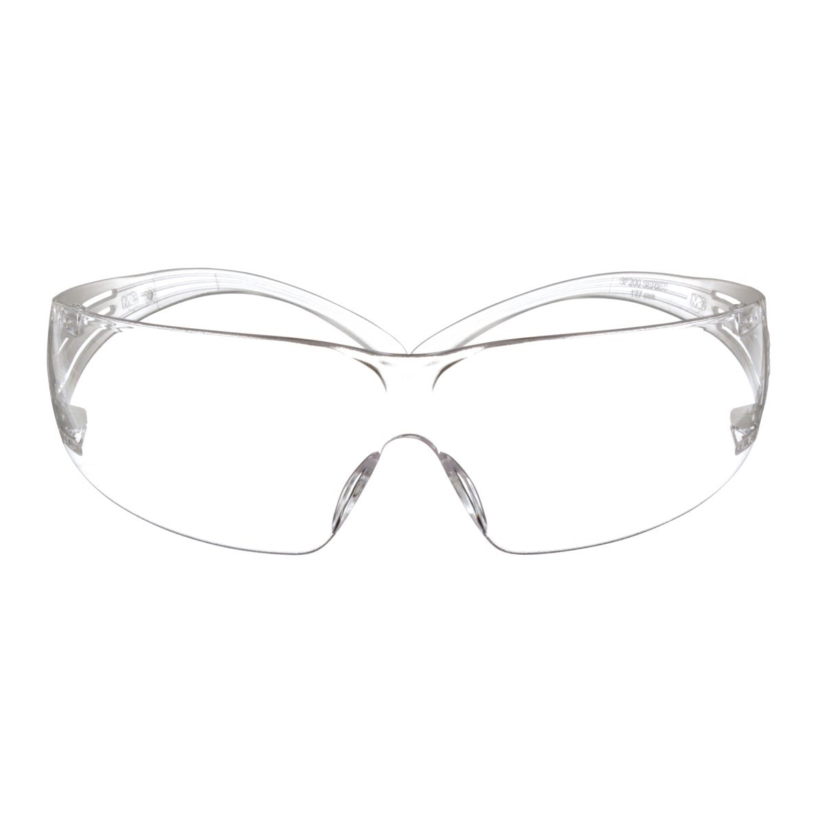 3M SF201AF SecureFit Safety Glasses, ANSI Z87, Anti Fog Plus Anti Scratch Clear Lens, Clear Frame, Flexible Temples (7100090435)  - (20Pack)