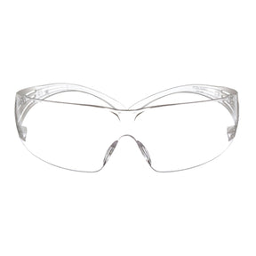 3M SF201AF SecureFit Safety Glasses, ANSI Z87, Anti Fog Plus Anti Scratch Clear Lens, Clear Frame, Flexible Temples (7100090435)  - (20Pack)