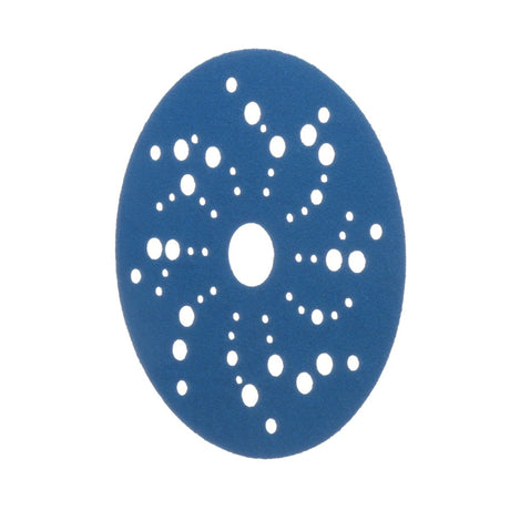 3M 321U 36159 Hookit Blue Abrasive Disc, Multi-Hole, 120 Grit, 5 in Diameter, Paper Backing (7100090976) (16 Pack) - 4