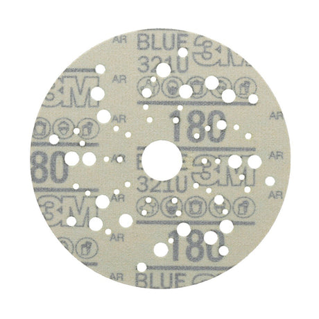 3M 321U 36161 Hookit Blue Abrasive Disc, Multi-hole, 5 in, 180 Grit (7100090978) (200 Pack) - 10