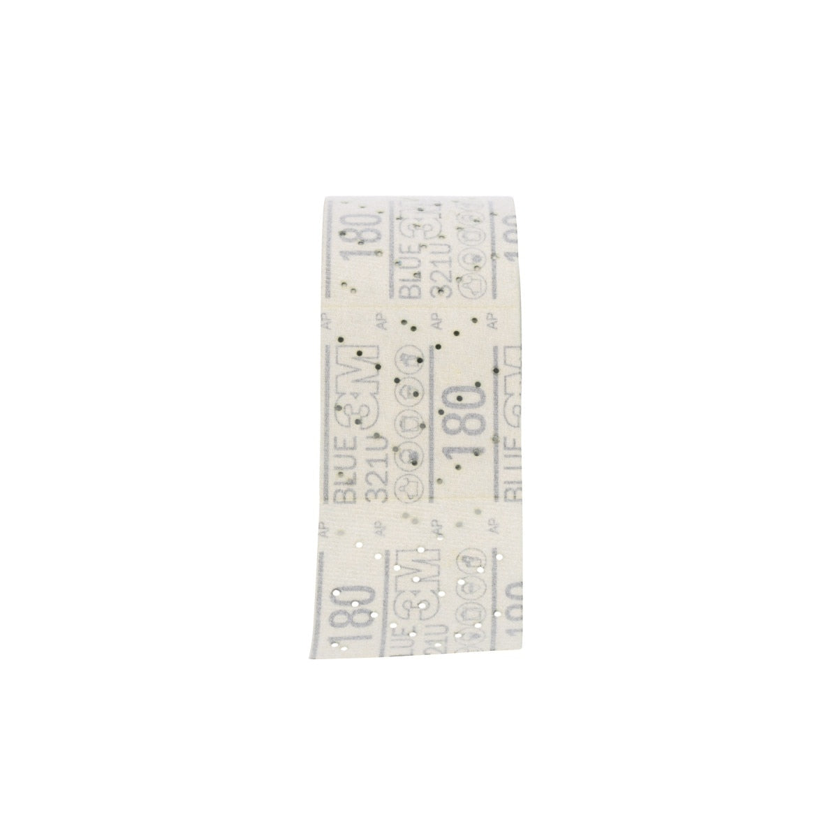 3M 321U Hookit Blue Abrasive Sheet Roll, Multi-Hole, 2.75 in x 13 yd, 180 Grit (36191) (7100091070)  - (4Pack) - 8