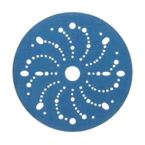 3M 321U 36175 Hookit Blue Abrasive Disc, Multi-Hole, Ceramic Aluminum Oxide, 150 Grit, Blue, 6 in (7100091093) (200 Pack)