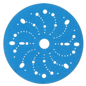 3M 321U 36176 Hookit Blue Abrasive Disc, Multi-Hole, 6 in, 180 Grade (7100091094) (200 Pack)