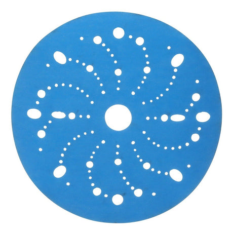 3M 321U 36181 Hookit Blue Abrasive Disc, Multi-Hole, 6 in, 400 Grade (7100091098) (200 Pack) - 3
