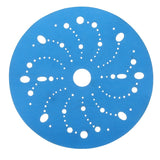 3M 321U 36183 Hookit Blue Abrasive Multi-Hole Disc, 6 in, 600 Grade, Paint and Blend Preparation (7100091110) (200 Pack) - 2