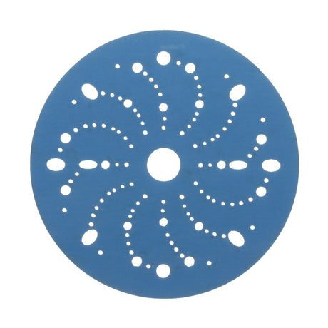 3M 321U 36184 Hookit Blue Abrasive Disc, Multi-Hole, 6 in, 800 Grit (7100091111) (200 Pack)