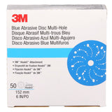 3M 321U 36184 Hookit Blue Abrasive Disc, Multi-Hole, 6 in, 800 Grit (7100091111) (200 Pack) - 8