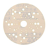 3M 321U 36166 Hookit Blue Abrasive Disc, 400 Grit, Multi-Hole, 5 in Diameter (7100091239) (200 Pack) - 6