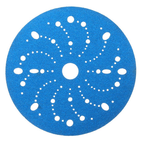 3M 321U 36172 Hookit Blue Abrasive Disc, Multi-Hole, 6 in, 80 Grade (7100091244) (200 Pack) - 3